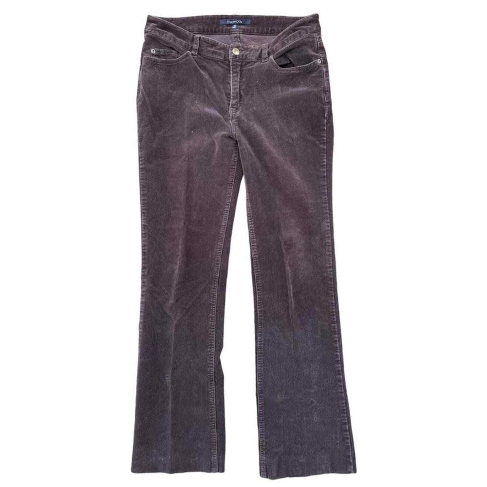 Chadwicks of Boston Womens Size 6T Pants Stretch Corduroy Brown